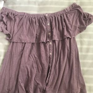 American Eagle soft and sexy off the shoulder top